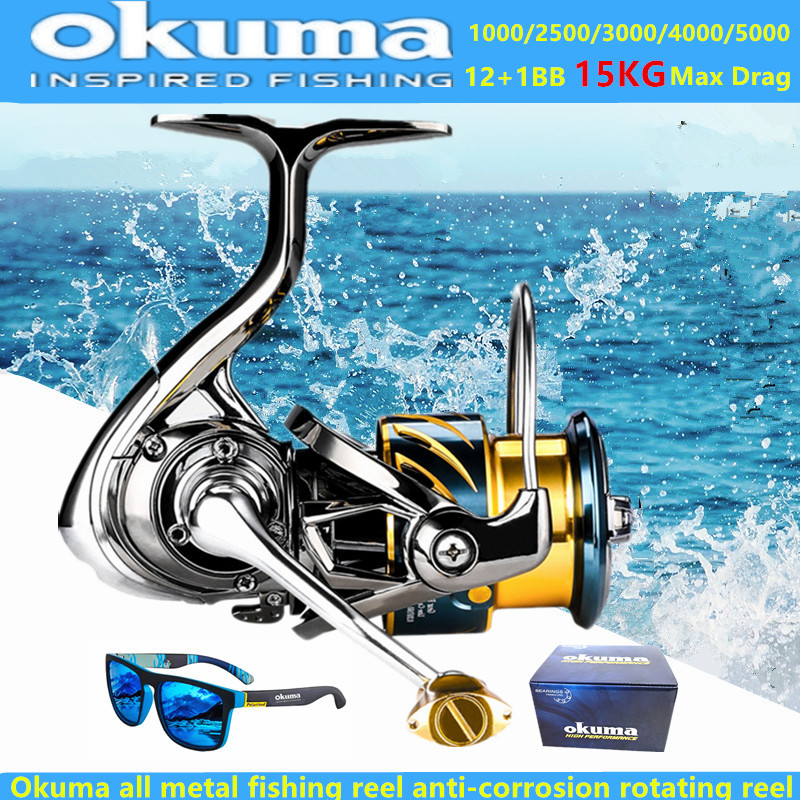 오쿠마 올 메탈 낚시릴 12+1BB15KG 최대 드랙  - Fishing Boat Steering Wheel 리뷰 및 가격