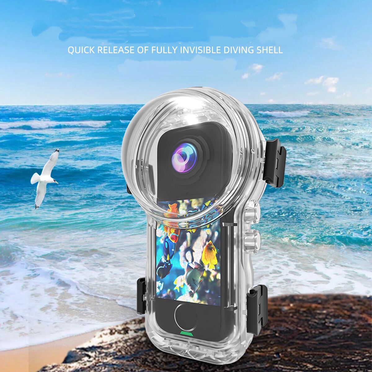 Insta360 X4 Air용 보이지 않는 다이브 케이 - Fishing Boat Cover 리뷰 및 가격